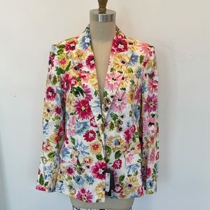 NWT stunning floral ESCADA blazer! Size 44